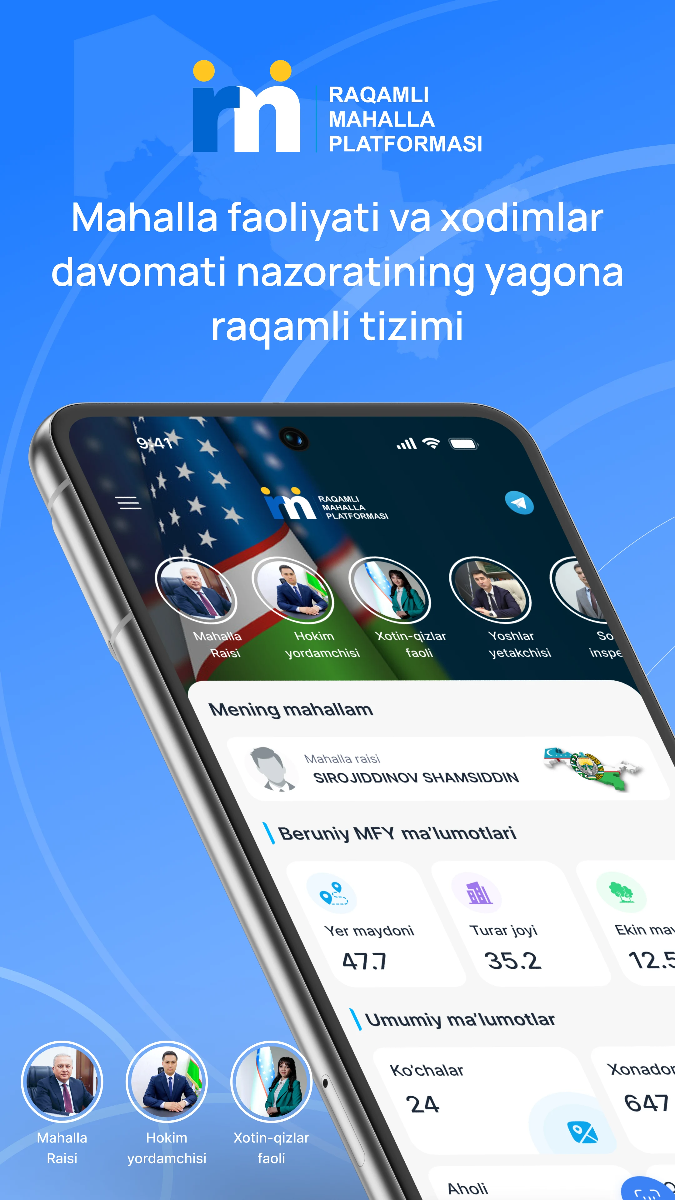 Raqamli Mahalla - Xodim screenshot