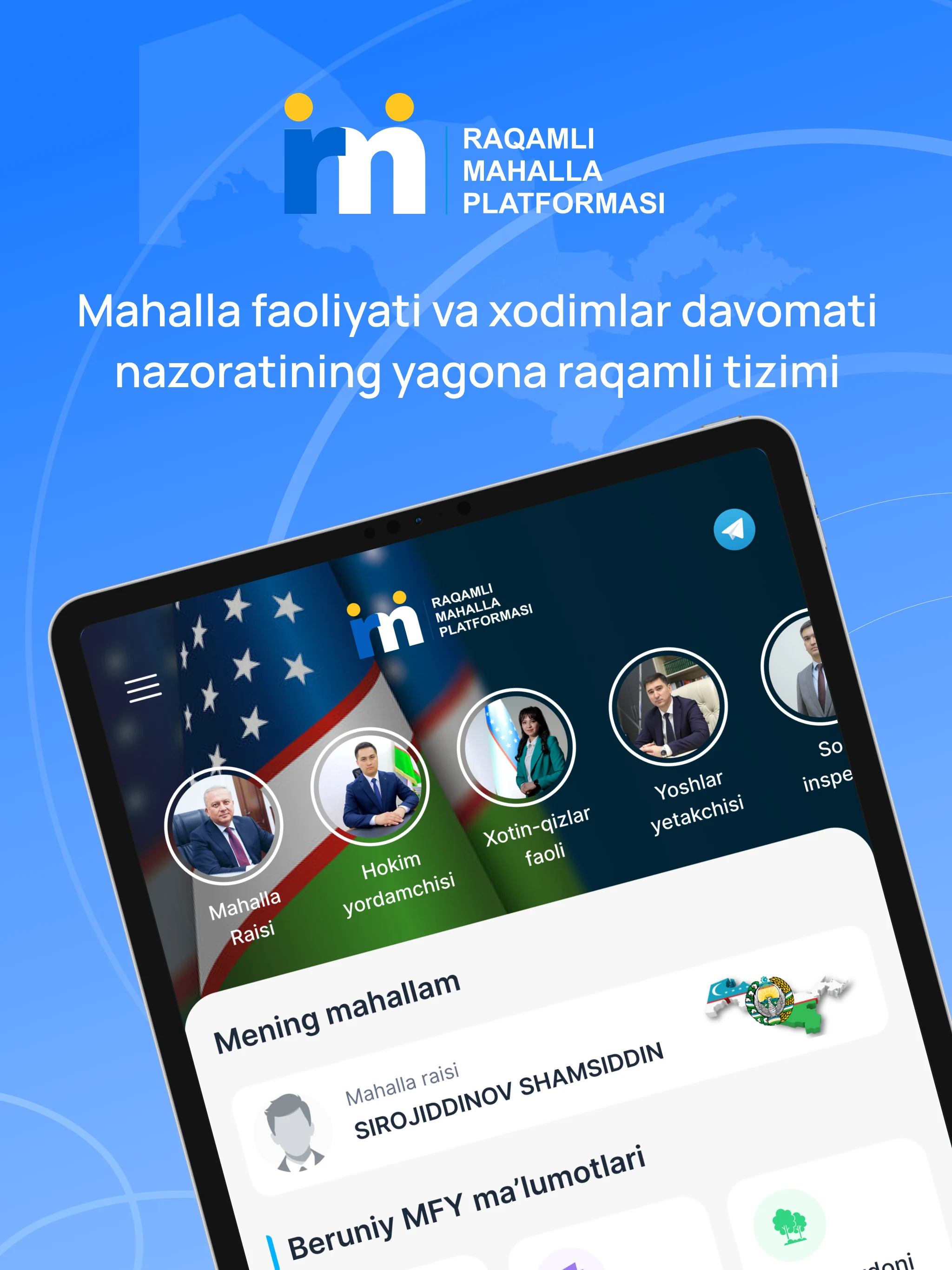 Raqamli Mahalla - Xodim screenshot